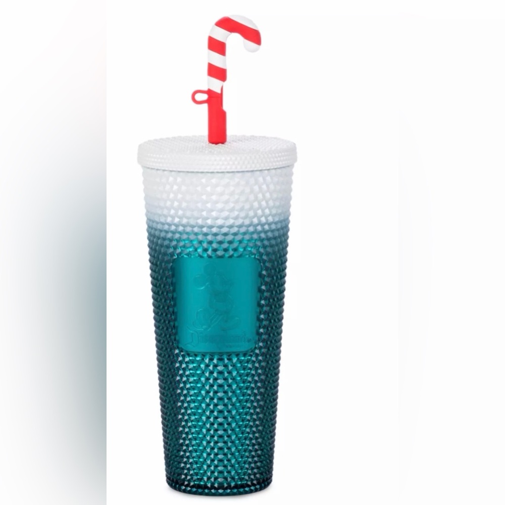 Starbucks Candy Cane Straw Topper Disney Parks 24oz